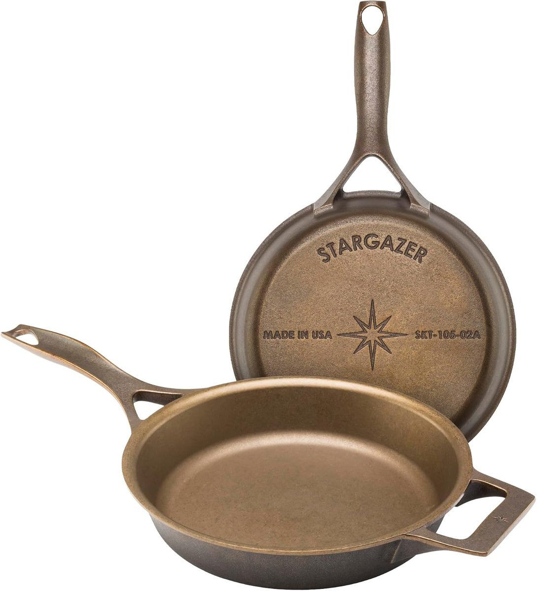 Stargazer 10.5-inch cast iron skillet
